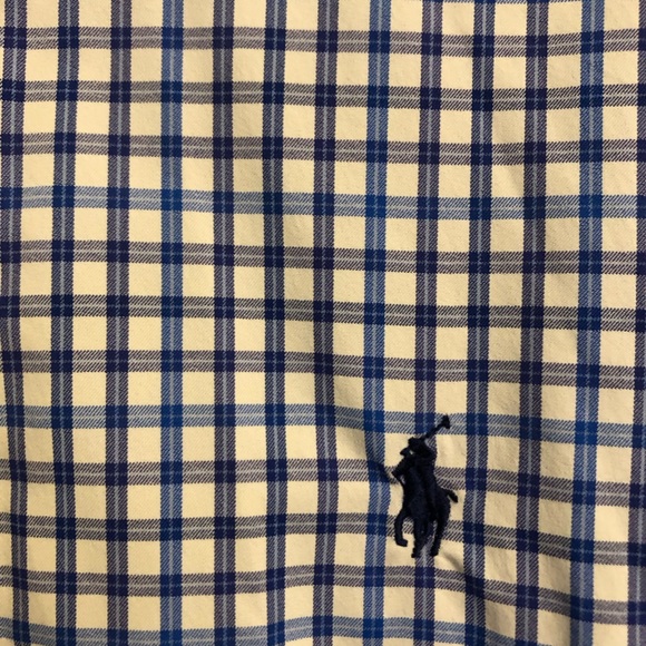 NWOT Men's Ralph Lauren slim Fit Performance Plaid Button Down Shirt SMALL - Picture 5 of 6